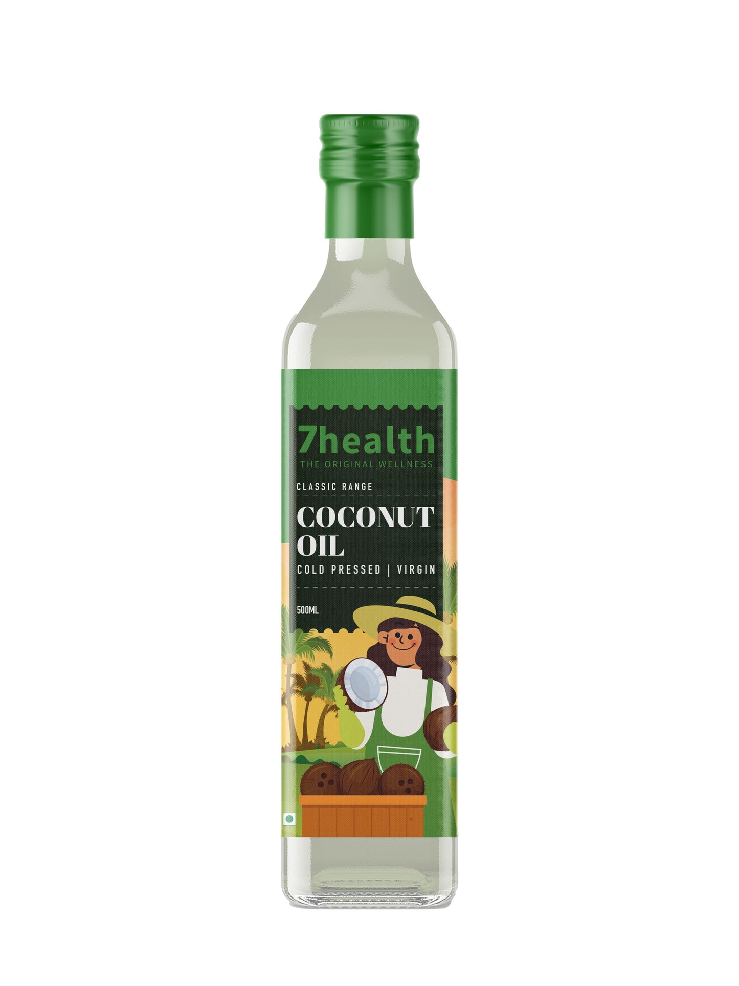 7 Health Cold Pressed and Virgin Coconut oil - 500 ML