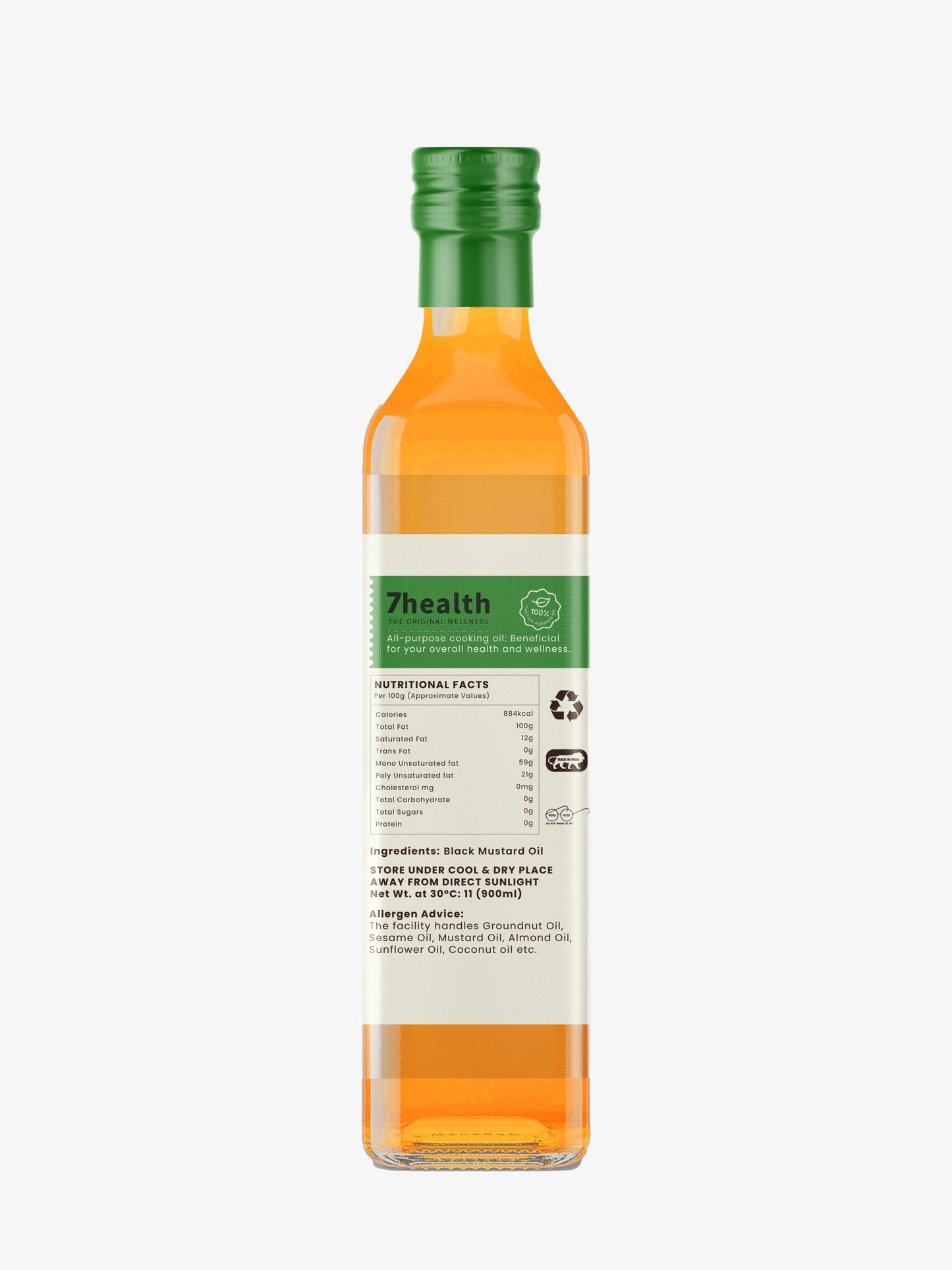 7 health groundnut oil - 1 L