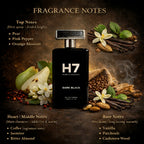 H7 DARK BLACK UNISEX LUXURY PERFUME