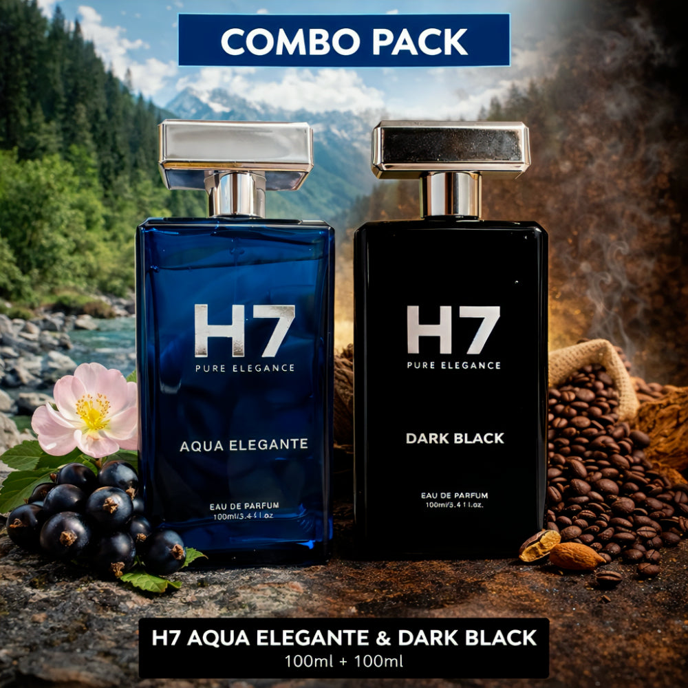 H7 DARK BLACK + AQUA ELEGANTE (COMBO)