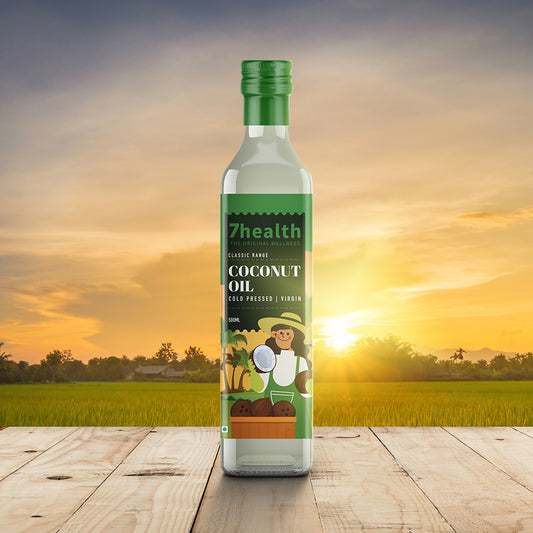7 Health Cold Pressed and Virgin Coconut oil - 500 ML