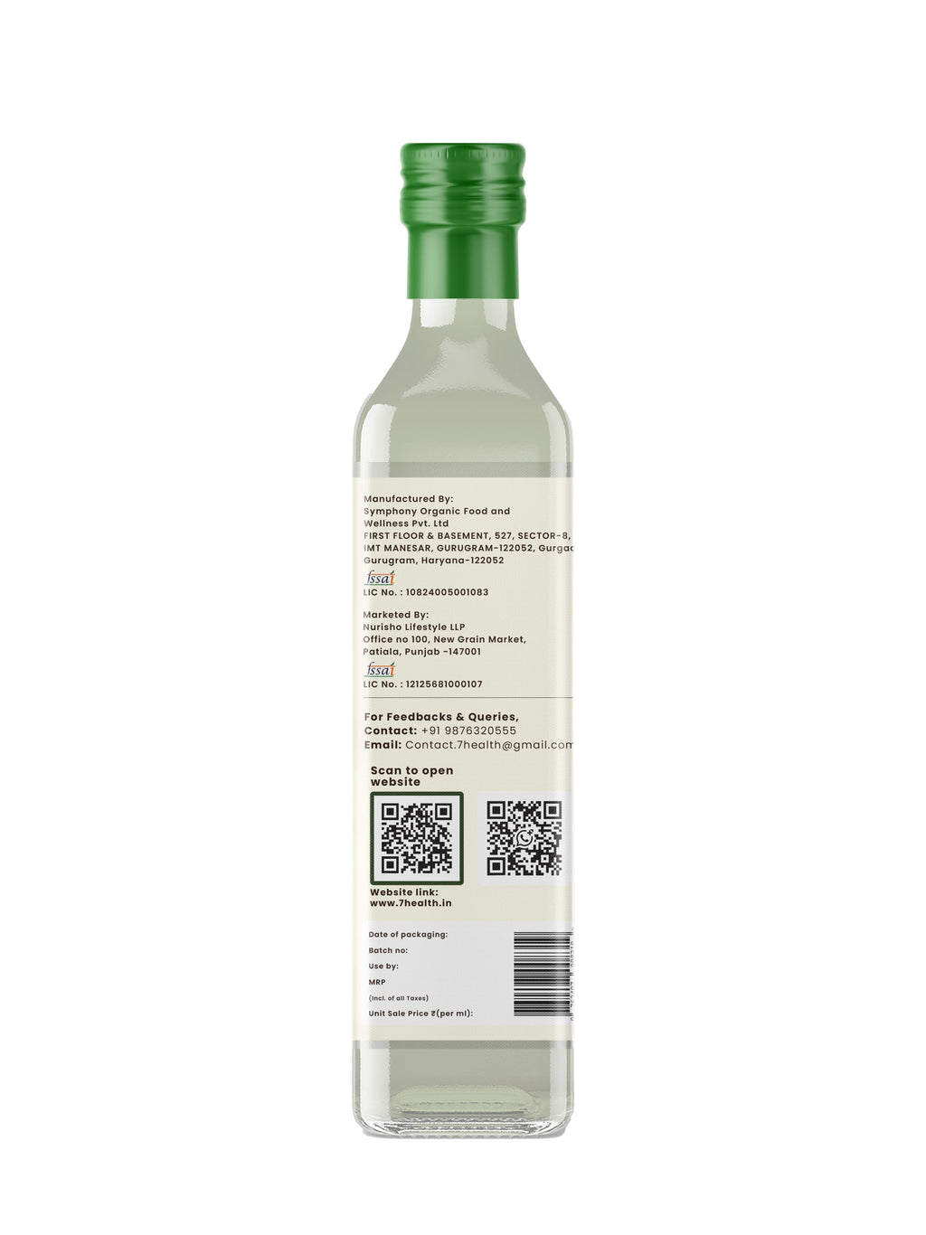 7 Health Cold Pressed and Virgin Coconut oil