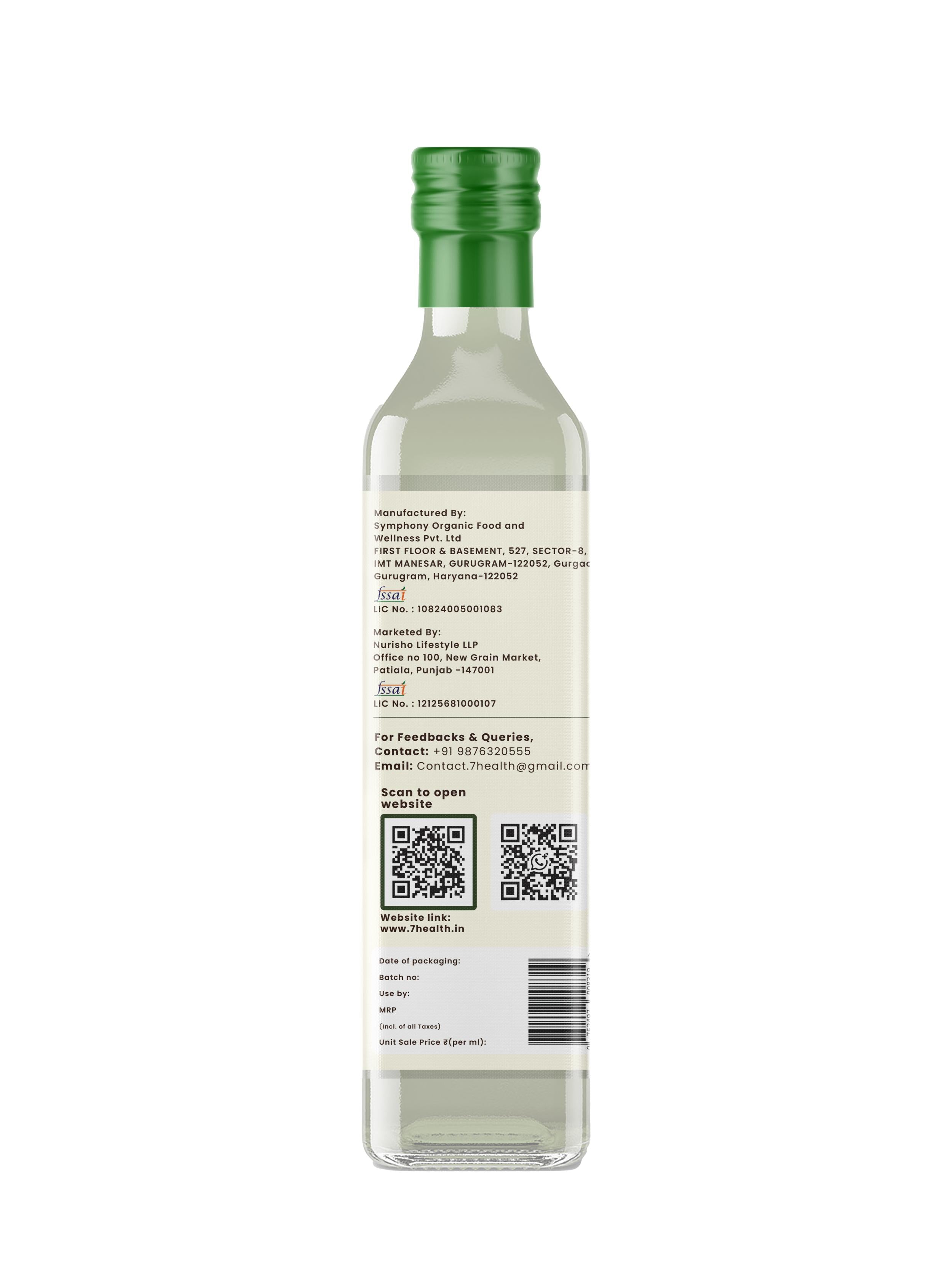7 Health Cold Pressed and Virgin Coconut oil