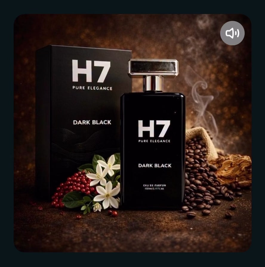 H7 DARK BLACK UNISEX LUXURY PERFUME